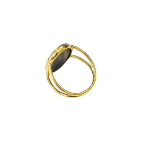 Bague nacre et onyx Euphoria