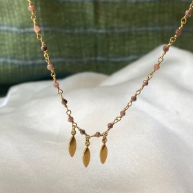 Collier chaine rosaire- Madras