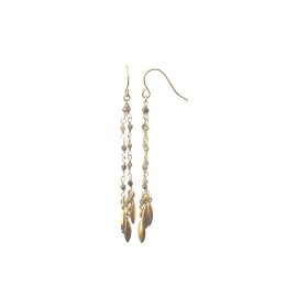 Rosary chain earrings- Madras