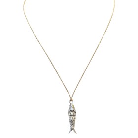 Necklace silver articulate...