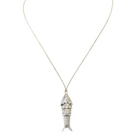 Necklace articulate silver...