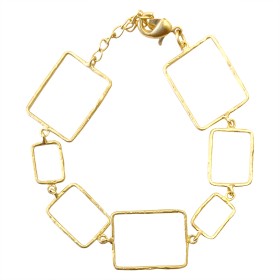 Mat gold bracelet - Louvre
