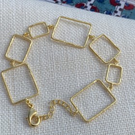 Mat gold bracelet - Louvre