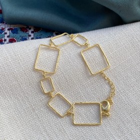 Mat gold bracelet - Louvre