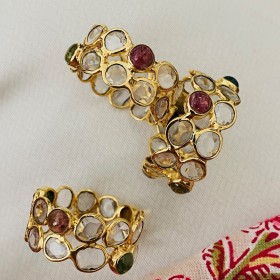 Ring crystal and tourmaline...