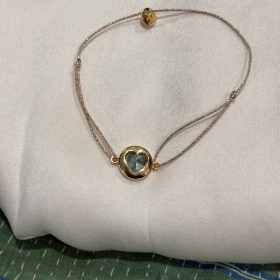 Bracelet coeur et médaille- Maomi