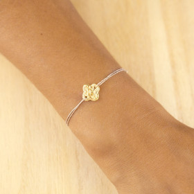 Gold plated clover Bracelet - Oxalis